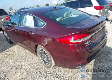 2017 Ford Fusion Titanium z USA, uszkodzony, nr VIN 3FA6P0D90HR231500